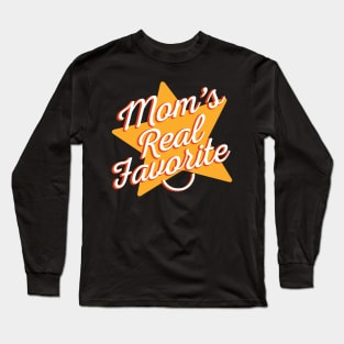 Moms Real Favorite Long Sleeve T-Shirt